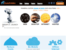Tablet Screenshot of crunchindex.com